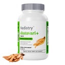 Vedistry Shatavari+ Tablets for Hormonal Balance, Menopause Support with Shatavari & Piperine, Lactation & Uterine Vegan Herbal Supplement for Energy, Reproductive Health with Long Pepper– 60 Tablets