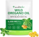 Acorn + Oak Oil of Oregano Softgels with Black Seed Oil,2 in 1 Formulated Oregano Oil Capsules Organic for Vitamin Good Supplement and Immune Support 120 Count- Easy to Swallow