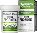 Ultra Probiotic - 60B SBO Probiotic - 6 Strains - Soil Based - Advanced Probiotic Users - Probiotics for Women & Men - Digestive Health - Supports Occasional Constipation, Gas & Bloating