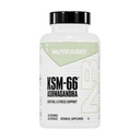 NutraBio Ashwagandha KSM-66 | Ashwagandha Herbal Supplement for Stress, Mood, & Performance | 600 MG of Clinically Studied KSM66 60 Capsules