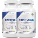 Tinnitus 911 – Advanced Ear Ringing Relief Supplement – Daily Auditory Support Formula with Vitamin B12, Hawthorn Berry, Olive Leaf & Green Tea Extract- 2 Pack