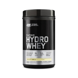 Optimum Nutrition Platinum Hydrowhey Protein Powder, 100% Hydrolyzed Whey Protein Isolate Powder, Flavor: Velocity Vanilla, 20 Servings, 1.76 Pounds (Packaging May Vary)
