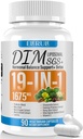 DIM Supplement Estrogen Balance for Women & Men, 1675 mg Estrogen Supplement Hormonal Acne Support, Menopause Support, Antioxidant Support,DIM SGS 90 Veggie Capsules,44 Day Supply-053