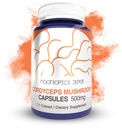 Nootropics Depot Cordyceps Mushroom Capsules | 500mg | 60 Count | Cordyceps militaris | Whole Fruiting Body Mushroom Exract | Supports Healthy Immune System