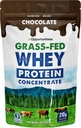 Opportuniteas Grass Fed Whey Protein Powder Concentrate - Chocolate - Pure Protein Supplement - Non GMO, Hormone Free & Gluten Free - 1lb