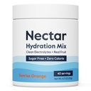 Nectar Sugar Free Electrolytes Powder - Organic Fruit No Sugar or Calories - Hydration Powder for Dehydration Relief and Rapid Rehydration - Keto and Paleo (Orange 40 Serving Tub)