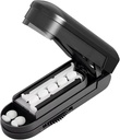 Pill Cutter, Pill Cutter Splitter for Small and Tiny Pills, Cut Pills, Vitamins, Tablets, Adjustable Pill Cutter for Small or Large Pills with Hidden Sharp Stainless Steel Blade, Travel Sized