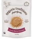 Organic Traditions Amla Powder, Amla Powder Organic from Indian Gooseberry, Wholefood Vitamin C Fruit for Smoothies Juices and Recipes, Superfood Plant Based Non GMO Powdered Amla Fruit, 1lb/ 16oz Bag