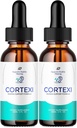 Cortexi Tinnitus Ear Drops - Cortexi 24, Cortexi Liquid Drops, Cortexi Reviews, Cortexi Drops for Ear Relief (2 Pack - 120 ML)