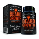 The Manskape Co Beard Growth Vitamins for Men by Wild Willies - Naturally Faster Hair Growth - 60 Capsules with Biotin - Grow a Thicker, Fuller Beard and Mustache Today