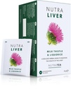 NUTRALIVER Liver Detox Tea - Cleanse & Support with Milk Thistle, Turmeric & Fennel - 60 Enveloped Tea Bags - Herbal Tea - 3 Pack by Nutra Tea
