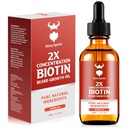 Beard Growth Oil - 2X Concentration Biotin for Men (2 oz) - Natural With Argan, Jojoba and Vitamin, Growth Softener, Moisturizer (Vanilla)