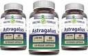 Amazing Formulas Astragalus 2000 mg Per Serving Capsules Supplement | Made from Pure Astragalus Membranaceus Plant Root Extract | Non-GMO | Gluten Free (120 Count | 3 Pack)