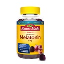 Nature Made Time Release Melatonin 3mg Gummies, 100% Drug Free Sleep Aid for Adults, 60 Melatonin Gummies, 60 Day Supply