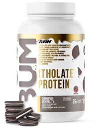 RAW Whey Isolate Protein Powder, Cookies & Cream (CBUM Itholate Protein) - Sports Nutrition Powder for Muscle Growth & Recovery - Low-Fat, Low Carb- 25 Servings