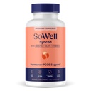 SoWell Synced Women’s Hormone Balance Supplement with Inositol, Vitamin D, and Folate for PCOS & Menstrual Cycle Support, 120 Capsules