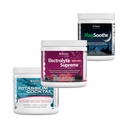 Jigsaw Pickleball Hydration Stack | Potassium Cocktail (Blue), Electrolyte Supreme (Berry-Licious), and MagSoothe (Raspberry Lemonade), 60 Servings (Jar)