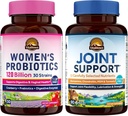 Vitalitown Women’s Probiotic & Joint Support Bundle (Pack of 2) | Women’s Probiotics 120 Billion (Item 1) & Joint Support (Item 2) | Shelf Stable | Joint & Women’s Health | Menopause