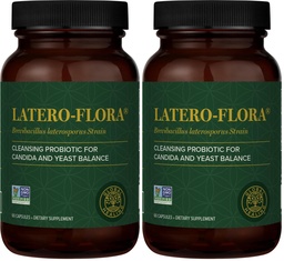 Global Healing Center Latero-Flora Probiotic 60 Count (Pack of 2)