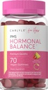 Carlyle Hormonal Balance for Women & PMS Supplement | 70 Gummies | Vitamin Complex | with Iron | Vegan, Non-GMO, Gluten Free | for Her