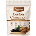 Living Root Ceylon Cinnamon Softgels, Livingroot Organic Ceylon Cinnamon Supplement Made with True Ceylon Cinnamon, 300 Softgels