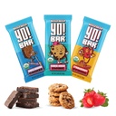 Yo! Bar by Bearded Brothers Vegan Organic Kids Bar | Gluten Free, Paleo and Whole 30 | Soy Free, Non-GMO, Low Glycemic, No Sugar Added, Fiber + Whole Foods | Variety 3 Flavor Pack | 25 Bars