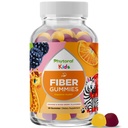 High Prebiotic Fiber Gummies for Kids - Dietary Fiber Supplements for Digestion & Constipation - Chicory Root Kids Immune Gummies - Non-GMO & Vegan Digestive Nutritional Supplements - 60 Count