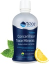 Trace Minerals ConcenTrace - Liquid Mineral Supplement with Magnesium & Vitamin C - Dietary Supplement with White Grape & Lemon Juice - Natural Lemon Lime Flavor, 30 fl oz (30 Servings)
