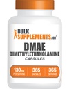 BulkSupplements.com DMAE Bitartrate Capsules - Dimethylaminoethanol Bitartrate, DMAE Supplement - Gluten Free, 1 DMAE Capsule per Serving, 365 Capsules (Pack of 1)