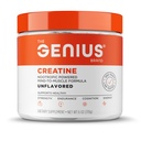 The Genius Brand Genius Creatine - Ultra Pure Creatine Monohydrate Plus Nootropics Including Beta Alanine and Astragin for Improved Absorption, Strength, and Performance - Unflavored, 25 Servings