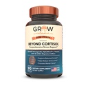 grow vitamin Cortisol Support, Organic KSM-66 Ashwagandha, AlphaWave L-Theanine, GABA, Magnesium, 90 Capsules