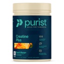 PURIST Creapure Creatine Plus Monohydrate | Workout Powder Supplement | Women Men Muscle Strength Energy Recovery | Clean Nutrition | NSF Certified | Contains Sugar Free Stevia (Peach Mango)