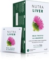NUTRALIVER - Liver Detox & Cleanse Tea - Milk Thistle, Turmeric & Fennel - 40 Enveloped Tea Bags - Herbal Tea - 2 Pack