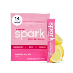 AdvoCare Spark - Energy Drink Mix - Vitamin & Amino Acid Supplement - Supports Energy & Focus* - Portable Immune Support* - Sugar-Free - Pink Lemonade, 14 Stick Packs (3.5 oz)