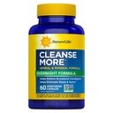 Renew Life Cleanse More 60 Vegetarian Capsules | Helps Relieve Occassional Constipation | Herbal Formula with Magnesium | Dairy, Soy and Gluten Free