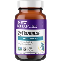 New Chapter Zyflamend™ Joint Supplement & Herbal Pain Relief – 10-in-1 Superfood Blend with Turmeric, Ginger & Green Tea - for Healthy Inflammation Response, Mobility & Flexibility, 180 Capsules