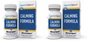 Superior Source Calming Formula, L-Theanine, Melatonin, Under The Tongue Quick Dissolve MicroLingual Tablets, 60 Ct, 5-HTP for Enhanced Serotonin Conversion, Sleep Support, Non-GMO (Pack of 2)