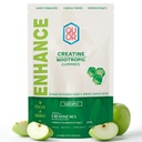 QUOR Enhance Creatine HCl Gummies | Vegan Nootropic Stack for Men & Women with Cordyceps, L-Theanine & Vitamin B12 | Supports Sustained Energy, Cognitive Function (150 Gummies, Sour Apple)