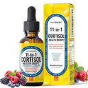 NutraPep Cortisol Detox Liquid Drops for Women Men - Cortisol Reducer Supplement Support Wellness Cleanse Balance Stress Mood Sleep Focus - Lower Cortisol Levels with Ashwagandha L-Theanine Magnolia