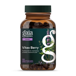 Gaia Herbs Vitex Berry - Vitex Traditionally Used to Support Hormone Balance for Women & a Healthy Menstrual Cycle* - 120 Vegan Liquid Phyto-Caps (60 Servings)