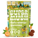 Daily Energy Gummies - Lion's Mane & Cordyceps - 60 Count | Organic Lion'S Mane & Cordyceps Support Focus And Clean Energy Without The Crash, Vegan, Sugar-Free Nootropic Gummies