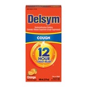 Delsym 12 Hour Cough Medicine for Adults, Powerful Relief for 12 Hours, Cough Suppressant Liquid with Extended-Release Dextromethorphan, Orange Flavor Liquid Cough Syrup, 5 Fl Oz (Pack of 1)