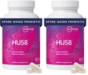 Microbiome Labs HU58 Bacillus Subtilis Probiotics for Women and Men - High Potency Spore Probiotic for Digestive Health & Immune Support - Daily Capsules with 10 Billion CFU (60 Capsules) (Pack of 2)