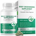 Chlorophyll Capsules Body Deodorizing Supplement for Daily Internal Freshness Support | Natural Botanical Blend for Routine Odor Balance, Gut Wellness, and Clean Inner Feeling | 120 Capsules