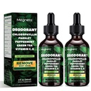 Liquid Chlorophyll Drops with Parsley, Peppermint & Green Tea – Natural Body Freshness & Inner Cleanse Support – 4 fl oz