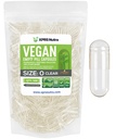 XPRS Nutra Size 0 Empty Capsules - 500 Count Clear Empty Vegan Capsules - Vegetarian Pills - DIY Vegetable Capsule Filling - Veggie Pill Caps for Do-It-Yourself Supplements