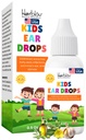 Natural Ear Drops for Kids – Organic Ear Oil Drops for Comfortable Ears, Relief from Ear Aches, Itchy Ears, and More – Safe for Children, Made in the USA