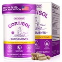 Cortisol Supplements for Women - Cortisol Reducer & Stress Support - Magnolia Bark, Rhodiola Rosea, Holy Basil, Magnesium, Phosphatidylserine - Hormone Balance & Mood, Focus, Sleep Support