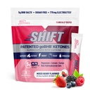 Real Ketones BHB Exogenous Ketones Drink Mix Packets Keto Electrolytes Powder Packets No Sugar with 4 Main Fasting Electrolytes Plus Hydrating Patented Keto BHB - 30 Count Mixed Berry Caffeine