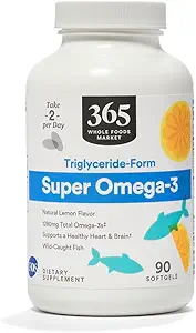 365 by Whole Foods Market, Super Omega 3, 90 Count